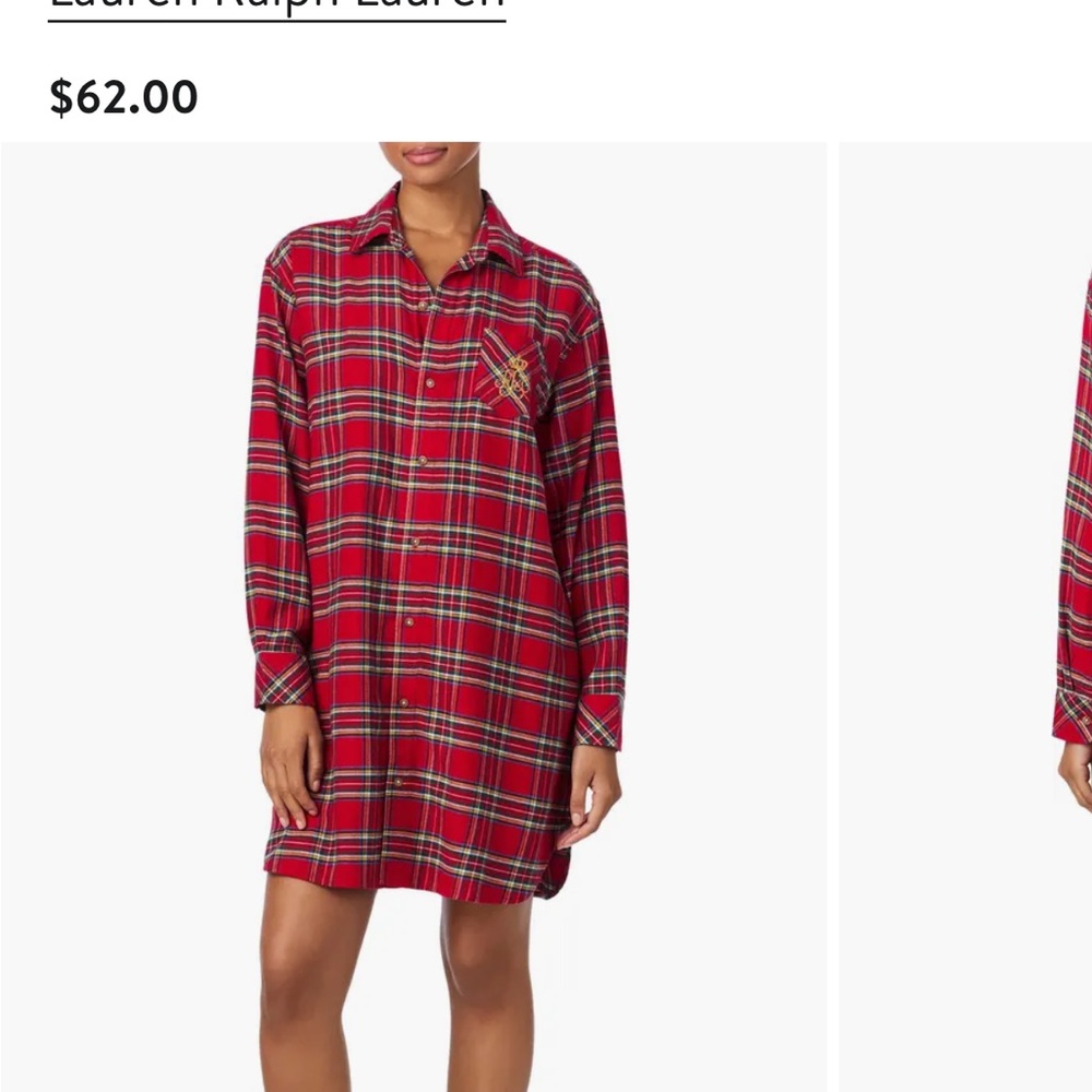 Ralph Lauren Flannel Sleep Shirt